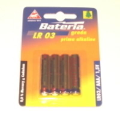 Bateria R03/AAA/1,5V alkalicka-Grada
