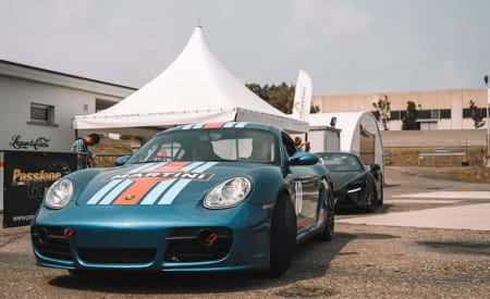 Guida Porsche Cayman Cup Pista Circuito Pomposa