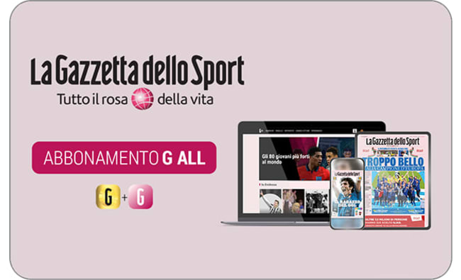 Abbonamento G ALL La Gazzetta dello Sport