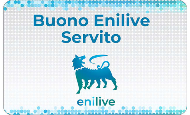 Buono Enilive Carburante Servito Digitale