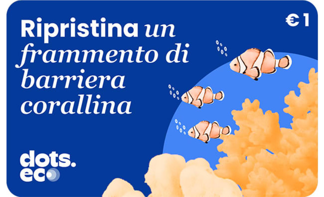 Dots.eco Ripristina un frammento di barriera corallina Gift Card