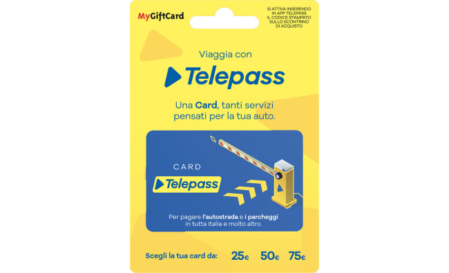 Card Telepass - autostrada