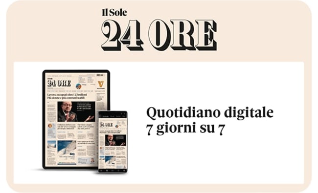 Il Sole 24 Ore quotidiano digitale 7 su 7