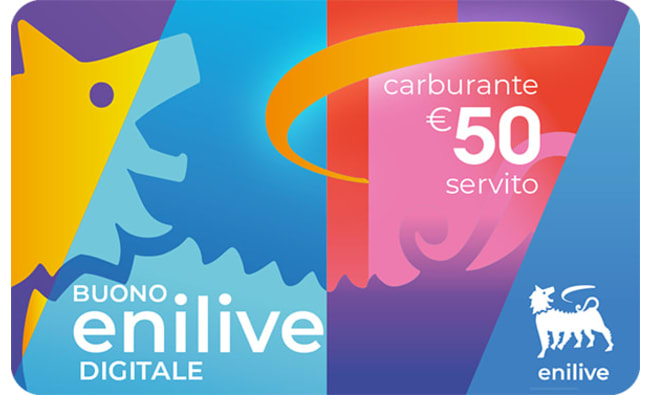 Buono Enilive Carburante Servito Digitale
