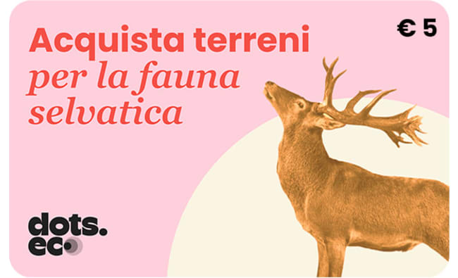 Dots.eco Acquista terreni per la fauna selvatica Gift Card
