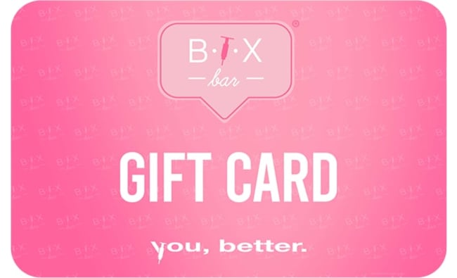 Botox Bar Gift Card