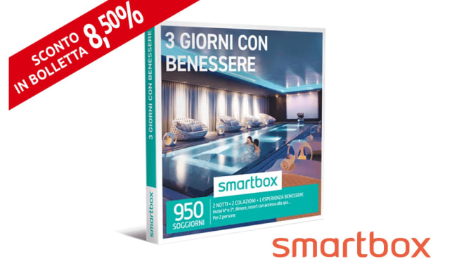 Smartbox 3 giorni con benessere