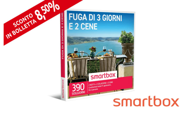 Smartbox Fuga di 3 giorni e 2 cene