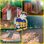 Local Shed Cleanout Before and After by 1-844-JUNK-RAT