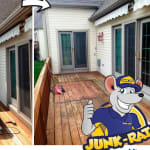 Hot Tub Before and After: Yard with a Hot Tub vs. Clean Yard by 1-844-JUNK-RAT