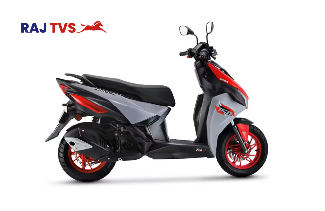 TVS Ntorq 150 — Racing Red