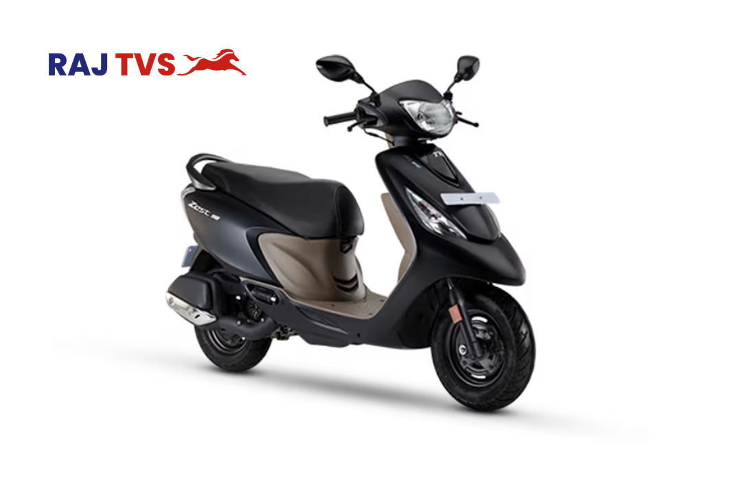 TVS Zest 110 — Matte Black