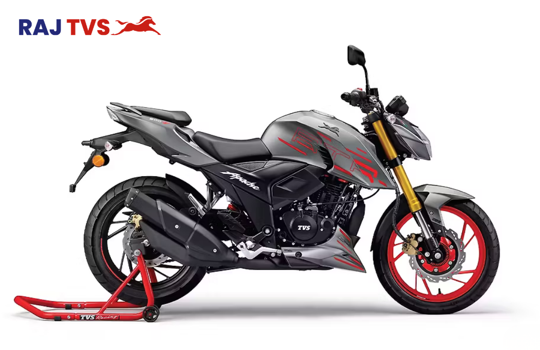 TVS Apache RTR 200 4V — Granite Grey