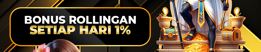 BONUS ROLLINGAN SLOT HARIAN 1%