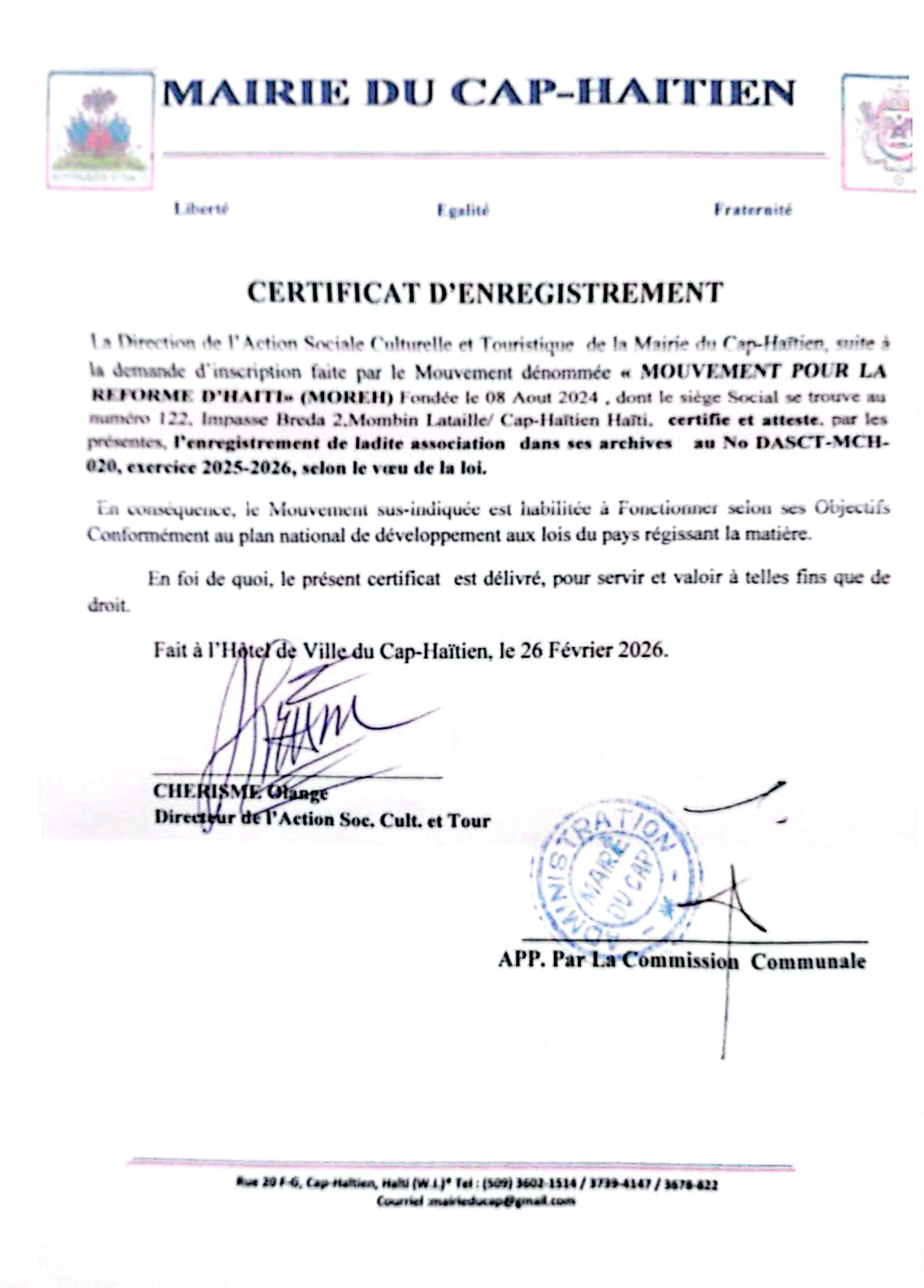 Document Légal 2