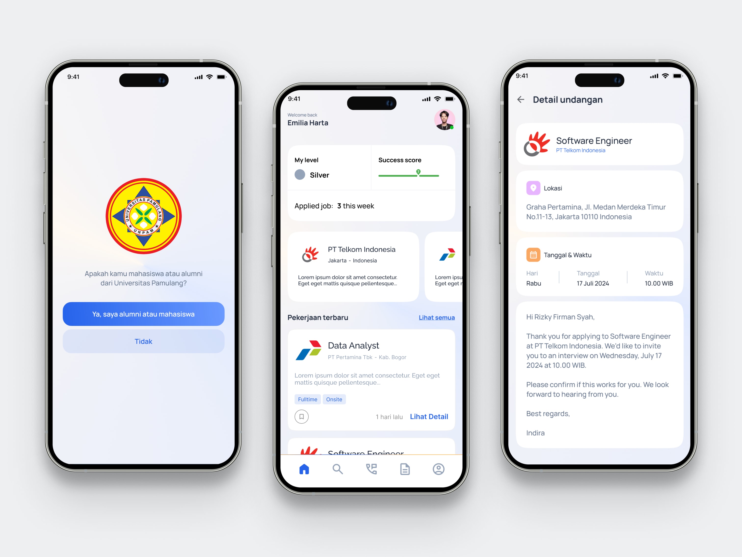 Unpam Career Center App