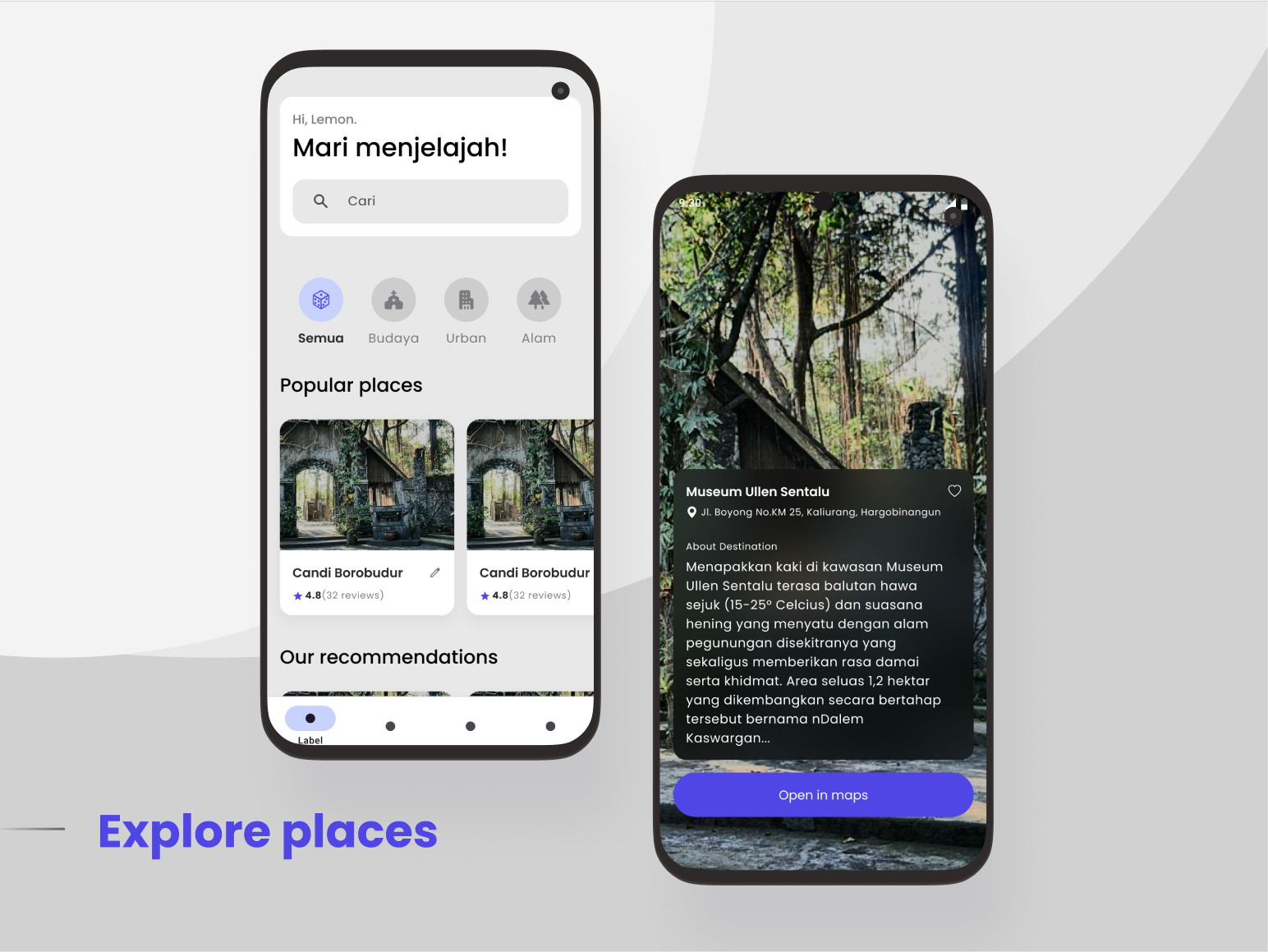 Explore Screen
