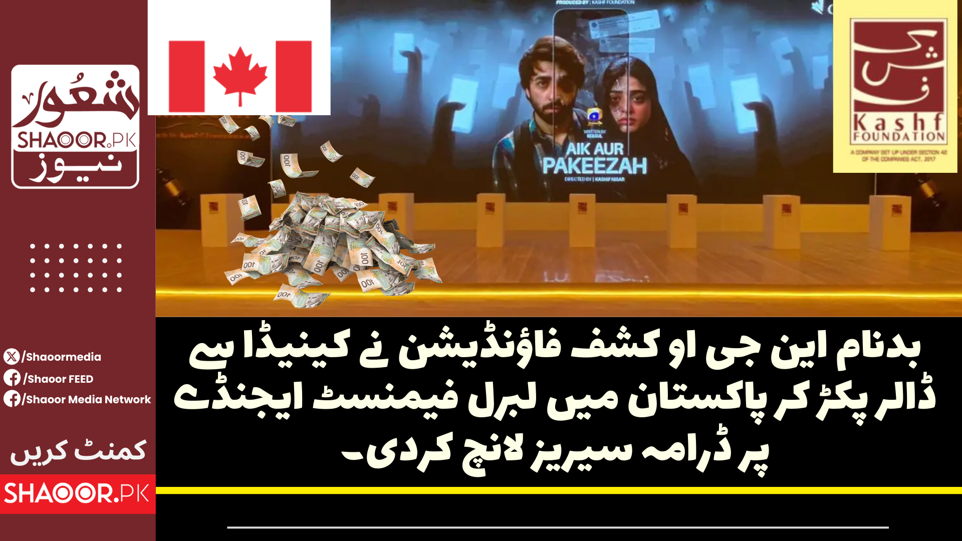 کشف فاؤنڈیشن کا نیا ڈرامہ “ایک اور پاکیزہ” — بیرونی فنڈنگ، فیمین ازم اور پاکستان کے سماجی ڈھانچے پر ایک اور حملہ؟