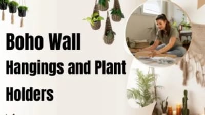 Boho Wall Hangings and Plant Holders