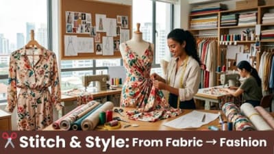 Stitch & Style: From Fabric to Fashion