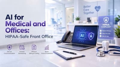 AI for Medical and Dental Offices: HIPAA-Safe Front Office