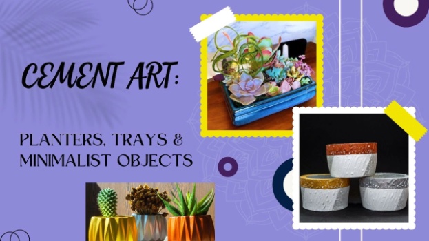 Cement Art: Planters, Trays & Minimalist Objects