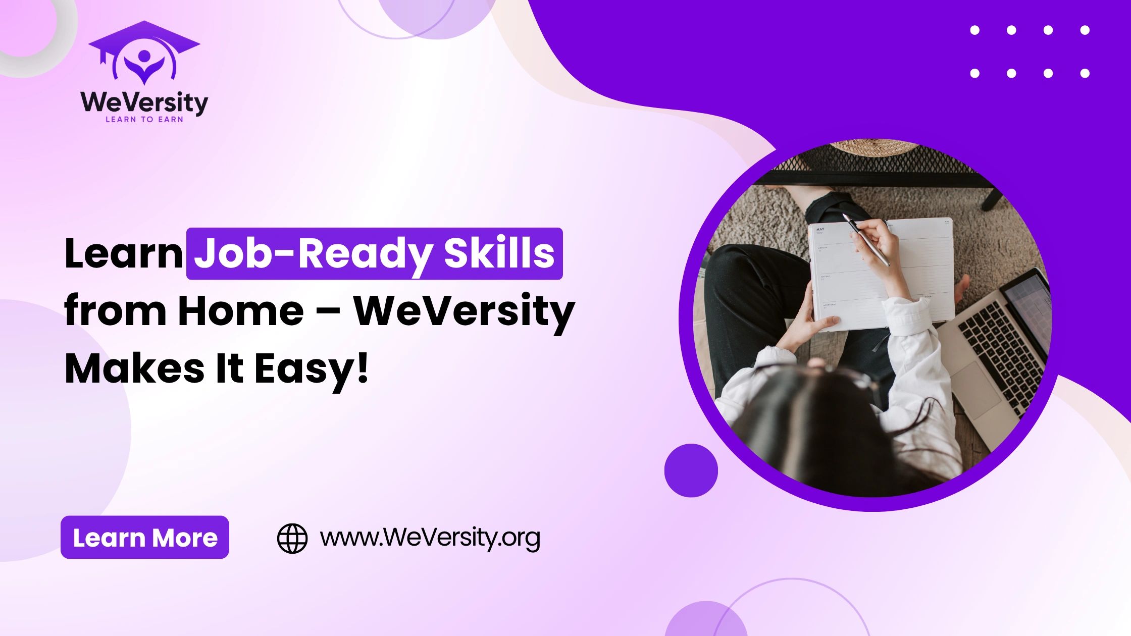 Learn Job-Ready Skills from Home – WeVersity Makes It Easy!