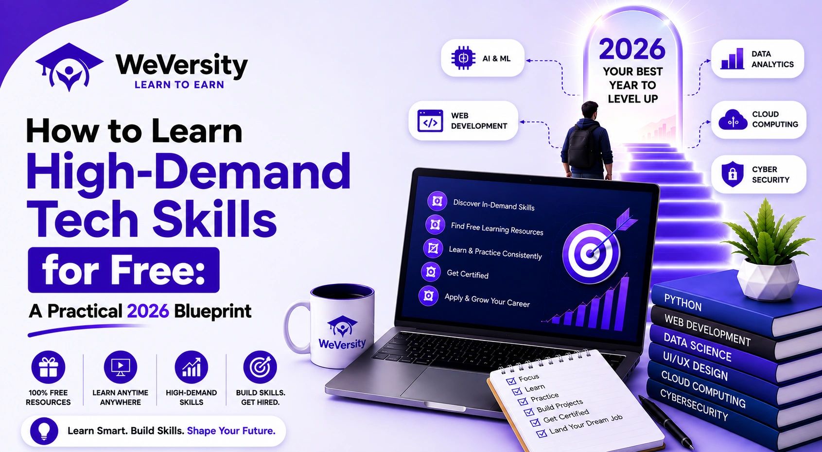 How to Learn High-Demand Tech Skills for Free: A Practical 2026 Blueprint