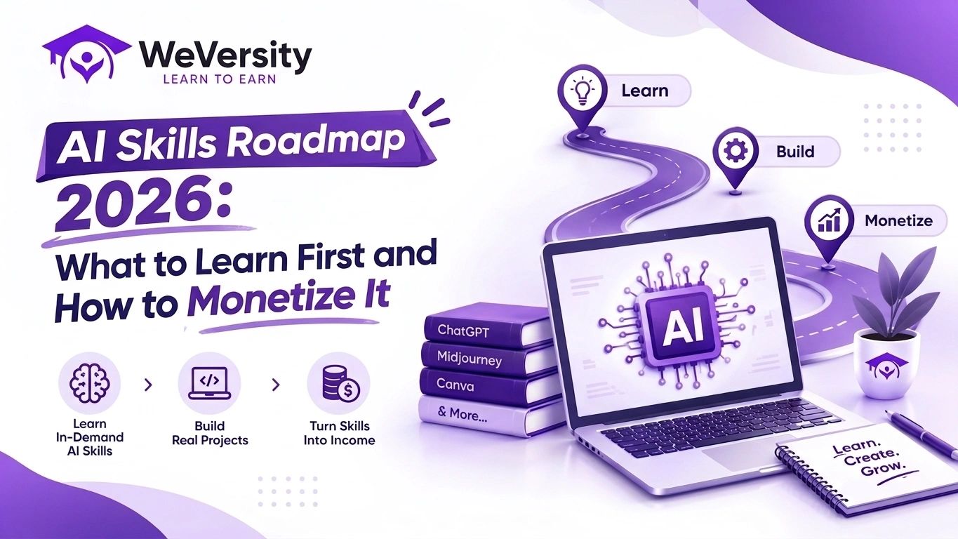 AI Skills Roadmap 2026: What to Learn First and How to Monetize It