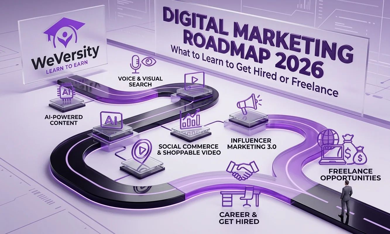 Digital Marketing Roadmap 2026: What to Learn to Get Hired or Freelance