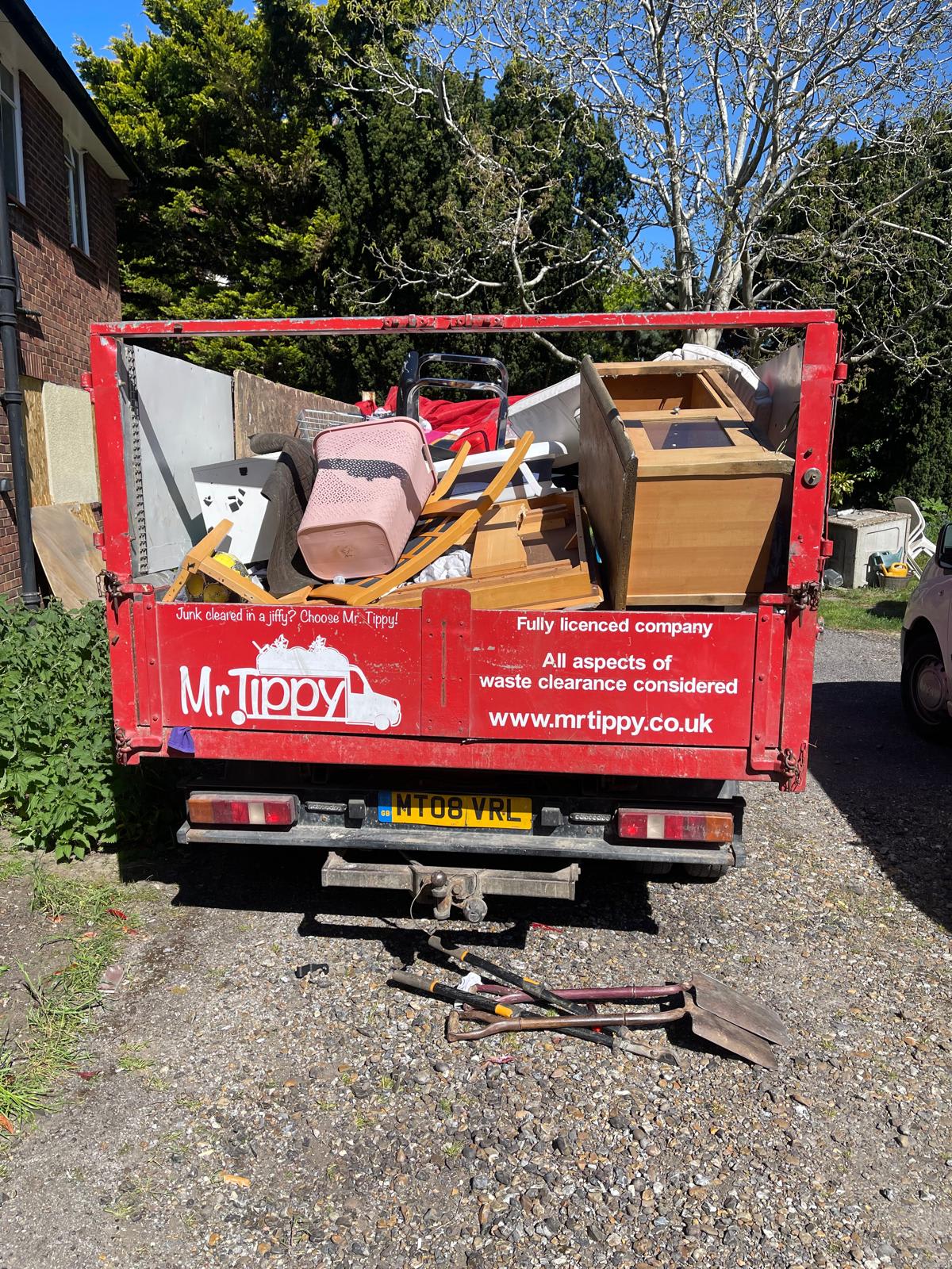 Photo from a Mr. Tippy rubbish clearance in Guildford