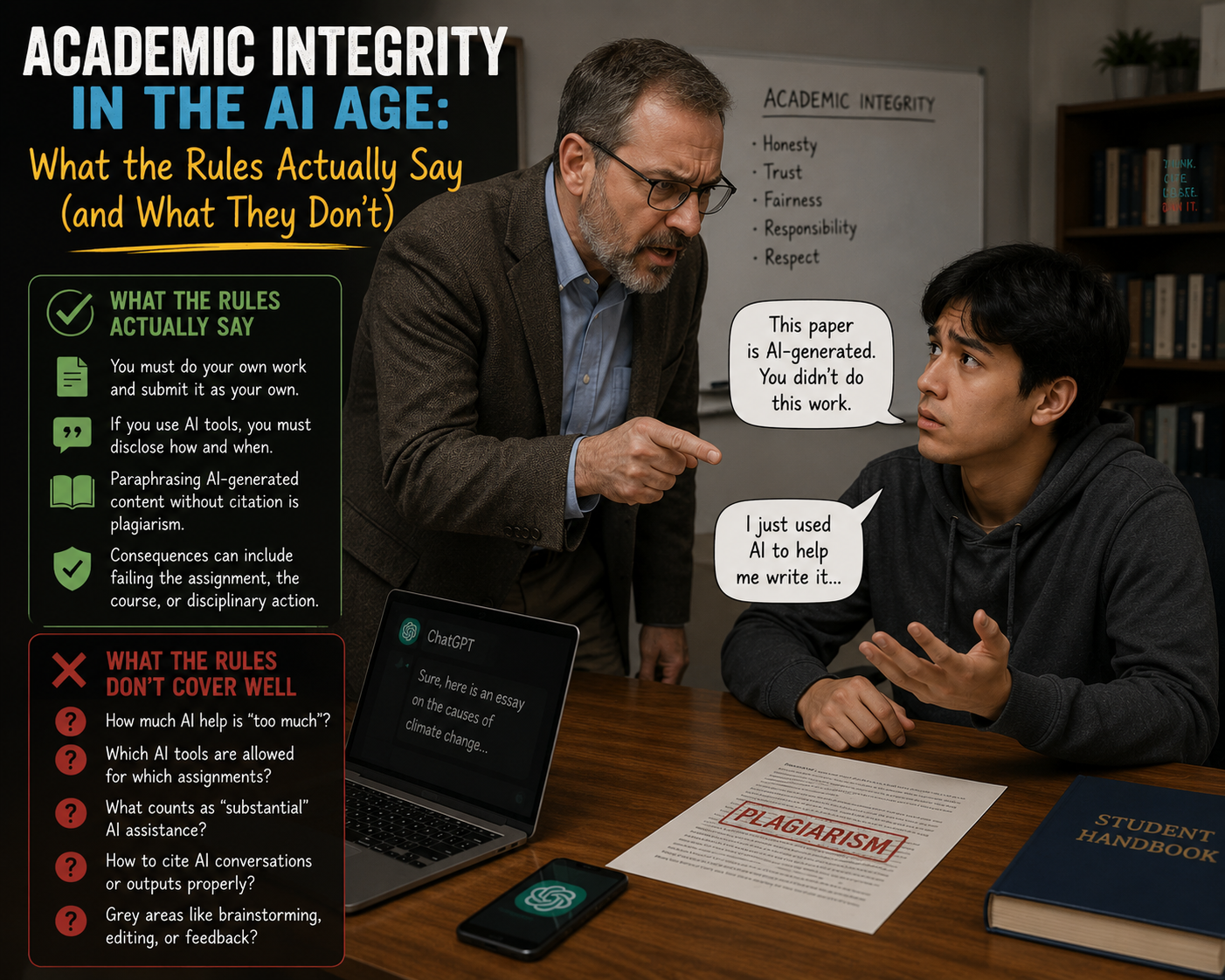 Academic Integrity in the AI Age: What the Rules Actually Say (and What They Don't)