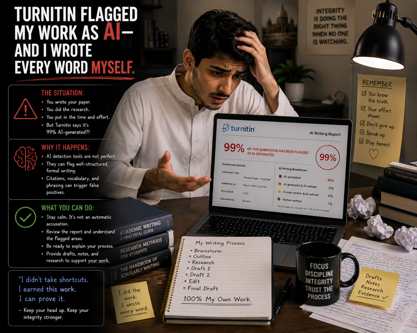 Turnitin Flagged My Work as AI — And I Wrote Every Word Myself
