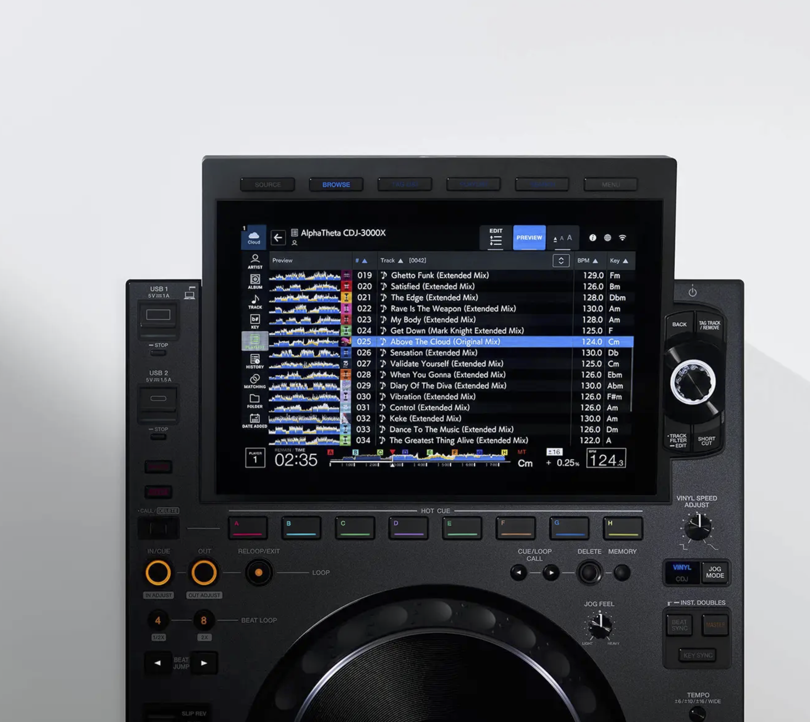 CDJ-3000x Front View