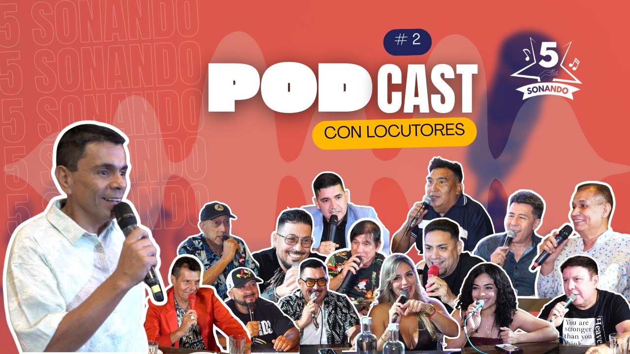 Cinco Sonando reúne a los locutores históricos de la movida tropical paraguaya en un podcast imperdible