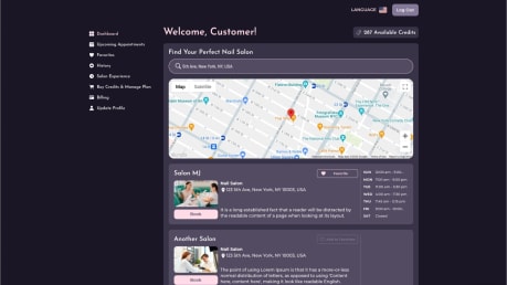 Screenshot of Scheduling Marketplace - Bubble - 1