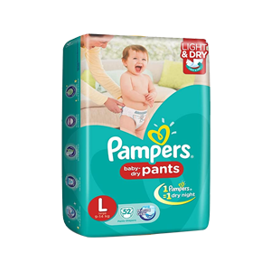 pampers large size diaper pants