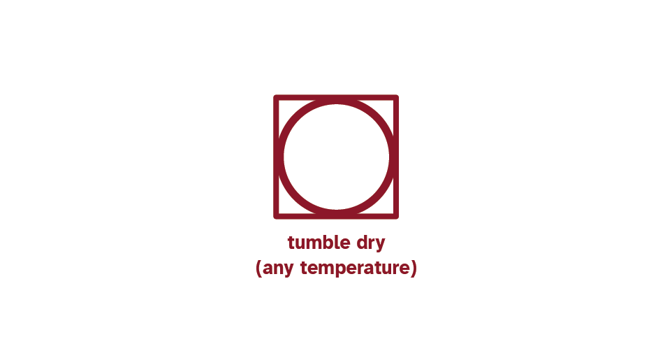 Tumble dry symbol