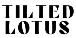 Tilted Lotus logo - create your own fashion brand