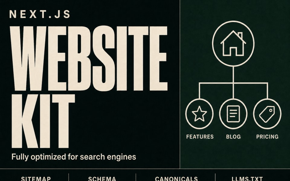 SEO Website Kit for Next.js