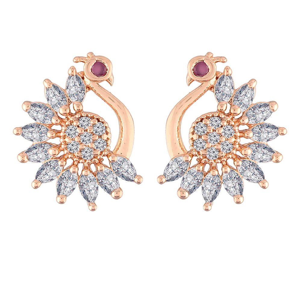 Peacock stud Earrings - Image 1
