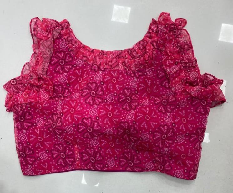 Pink Bandani Print Blouse - Image 1