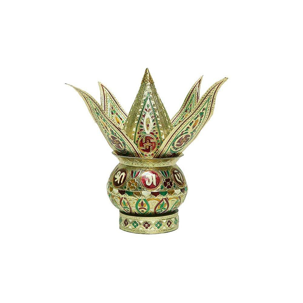 Meenakari Decorative Kalash - Image 1
