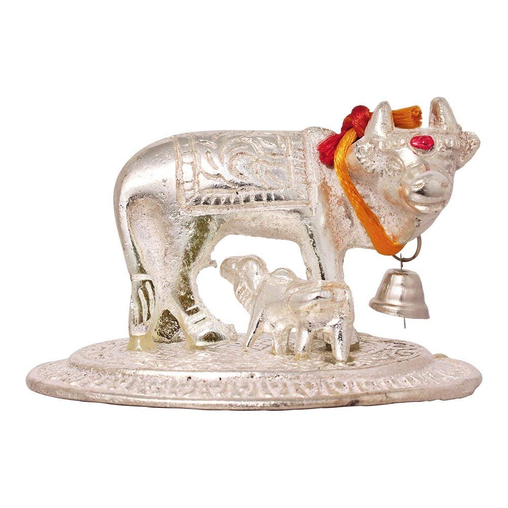 Kamdhenu Cow and Calf Idol - Image 1