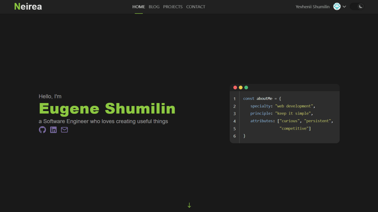 Portfolio and Blog