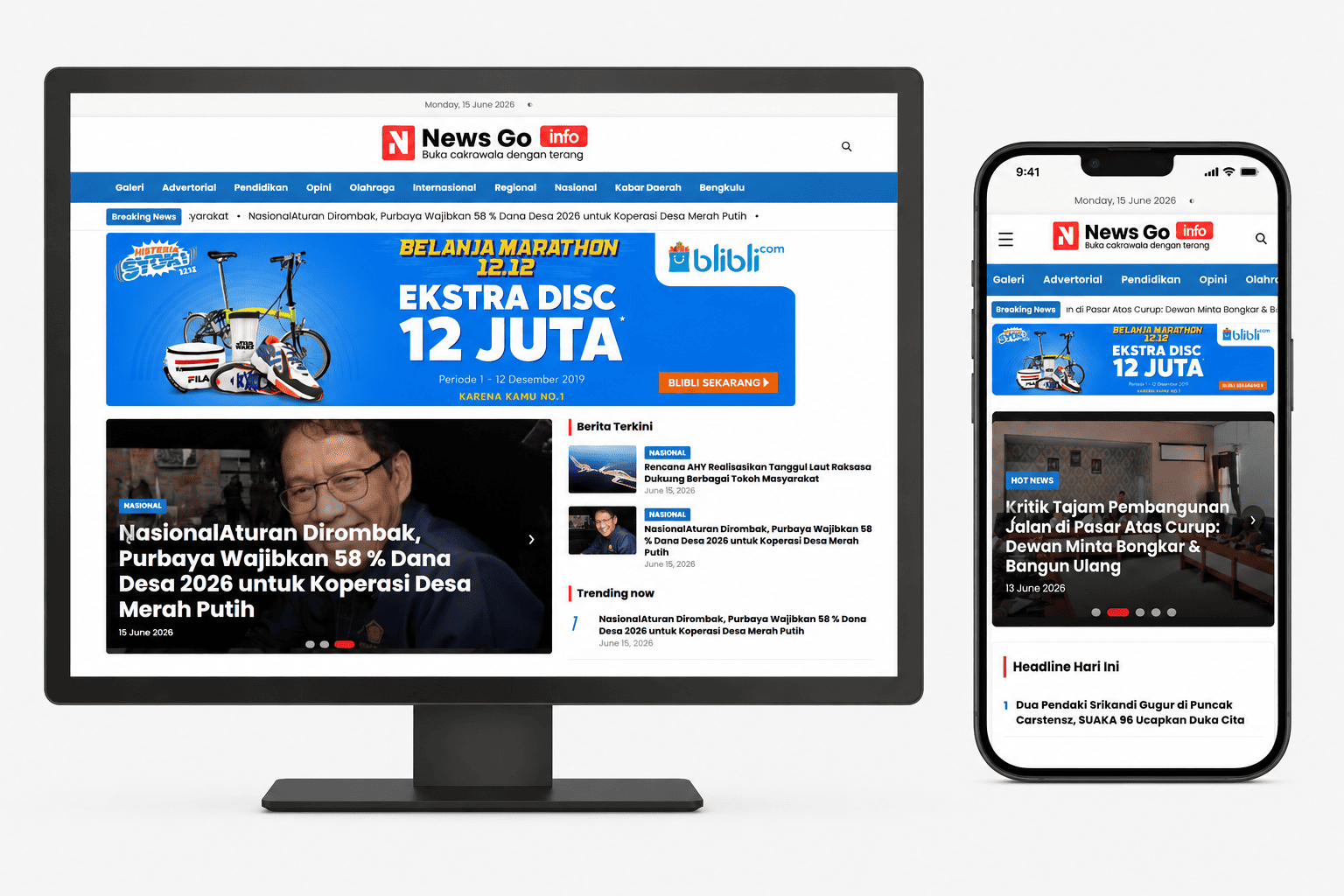 Preview Theme NewsGo