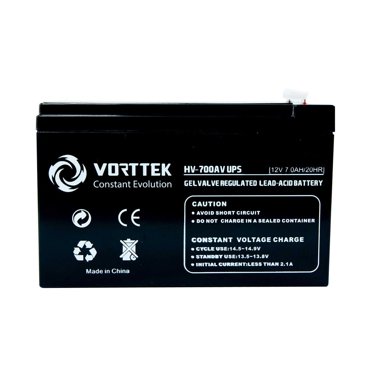 Vorttek 12V 7A Battery for UPS