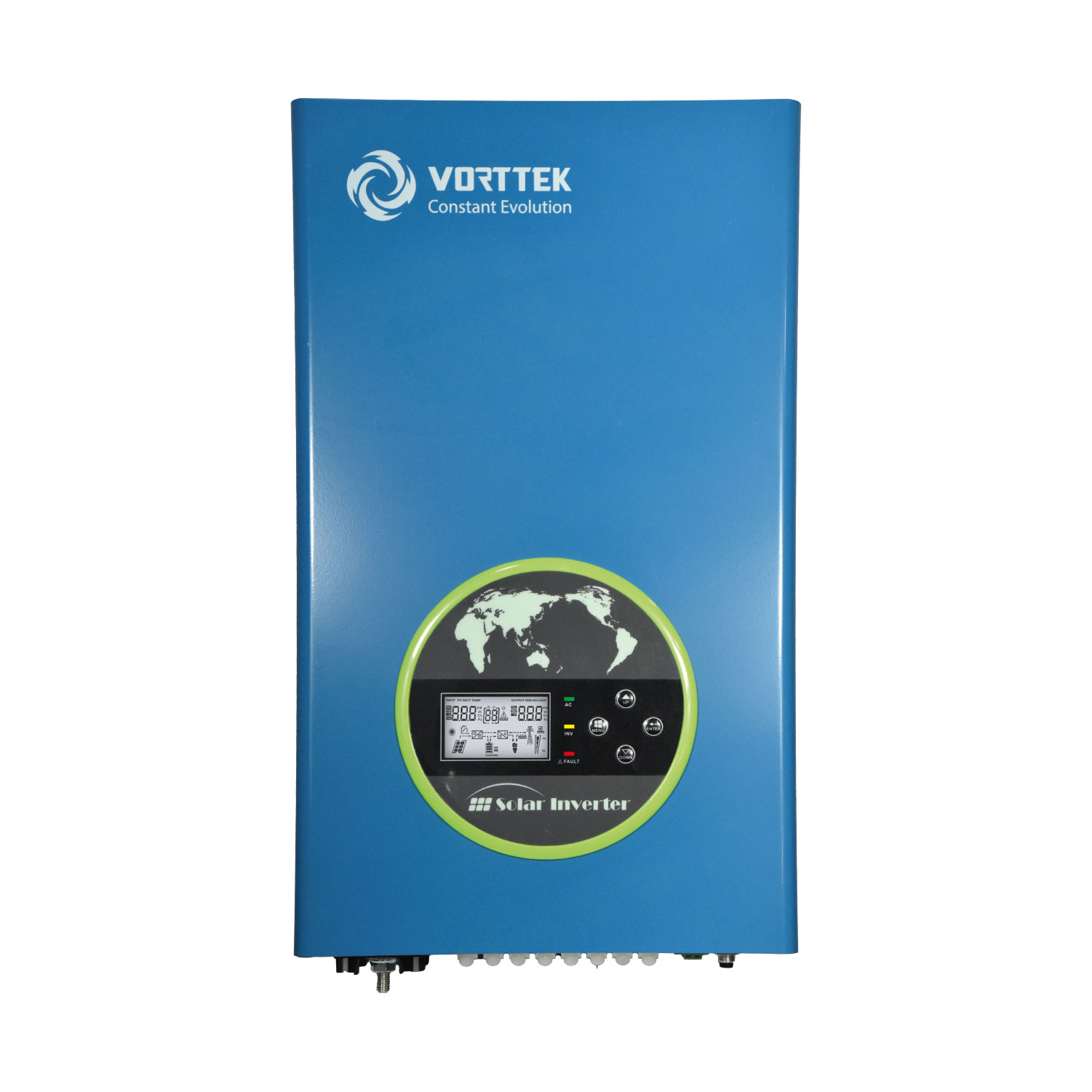 Vorttek Hybrid Inverter 2KW VK30-2012M 12VDC to 110VAC, 60Hz MPPT Solar Charger 80A, AC Charger 65A