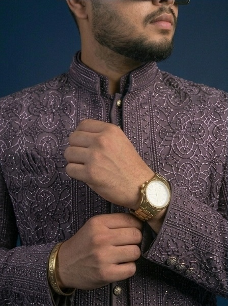 Royal Purple Jodhpuri Suit