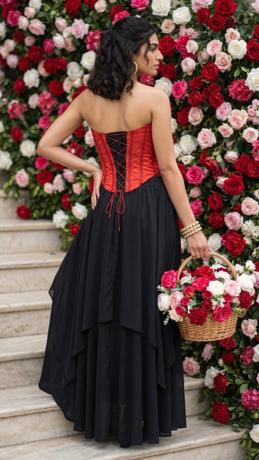Aatish Crimson Red back